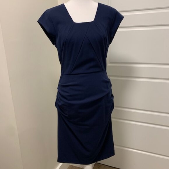 BCBGMaxazria Chic navy blue dress - Picture 7 of 8
